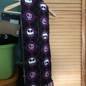 Nightmare Before Christmas Knit Scarf